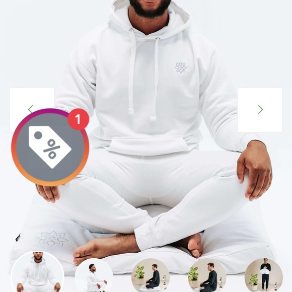 Mindful Modern Meditation Cushion Zafu/Zabuton Set - Picture 3 of 7